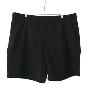 Everlane Men's Performance Chino Pull-On Black Elastic Shorts XXL New